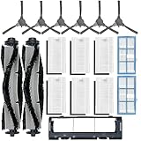 SmartClean 2000 Accessories Kit for Ionvac SmartClean 2000 Robovac Vacuum Replacement Parts - 2 Main Brush, 1 Roller Cover, 6 Hepa Filters, 6 Side Brush, 2 Hepa Filter with Frame