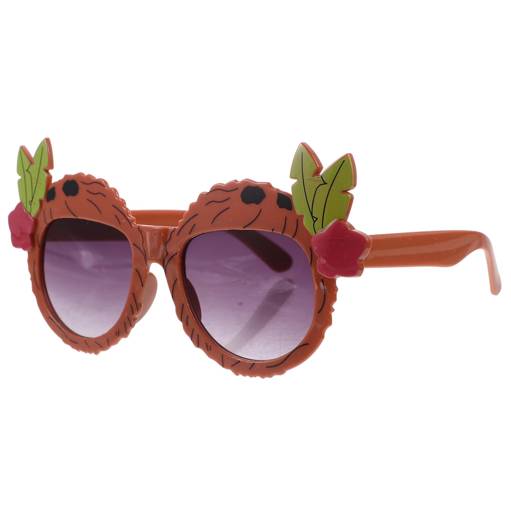 Healeved 5 Ensembles Lunettes De Soleil Pour De Fête Amusant En Forme De Lunettes De Fête Luau Deux Lunettes De Fête Drôles Décorations Tropicales Pc 2 Paires*5