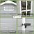 Patiowell 6 x 4 FT Resin Outdoor Storage Shed with Floor, Plastic Outside Sheds with Window, Garden Tool Shed with Lockable Door for Patio Storage, Backyard, Light Gray