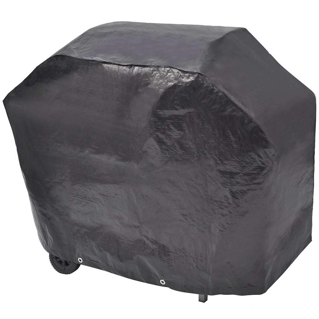 Barbecue a gas 4+1 con fornello laterale, carrello in acciaio inox, con copertura, termometro, vaschetta raccogli grasso, 104 x 55,4 x 97,7 cm, argento
