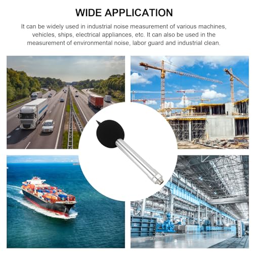 Decibel Meter, 30-130dB Sound Level Meter Noise Measurement with High Sensitivity Sensor - Ideal for Noise Testing in Factories, Offices, Homes and Schools (DC9-30V YGC-ZS-KV-A1) - Thumbnail 4