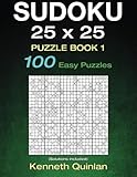 SUDOKU 25 x 25 Puzzle Book 1: 100 Easy Puzzles (SUDOKU 25 x 25 Puzzle Books) (Volume 1)