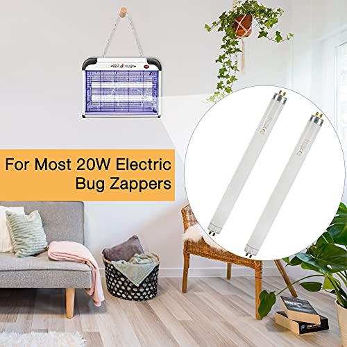 Bug Zapper Light Bulb,Replacement Bulbs For 20W Electric Mosquito Light,2 Pack 13'' 10W Uv T8 Fluorescent Tubes Replacement For 20W Indoor Outdoor Electronic Insect Pest Bug Zapper Lamp Killer #TOP5