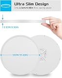 Litglobe Plafonnier LED 60W,6500K Blanc froid Luminaire Plafonnier,6000LM Éclairage de Plafond,Ø50CM Plafonier Rond Moderne,Lampe de Plafond pour Salon, Chambre, Cuisine, Balcon, Bureau - 3