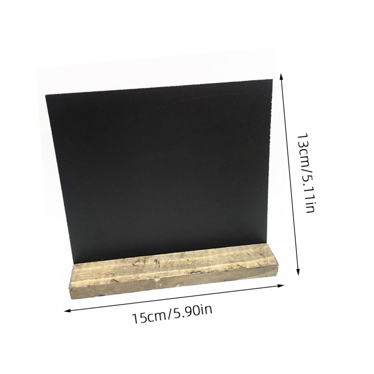 Rustikale Kleiner Kreidetafel mit Ständer, 10 Stück Holz für Beschriftung