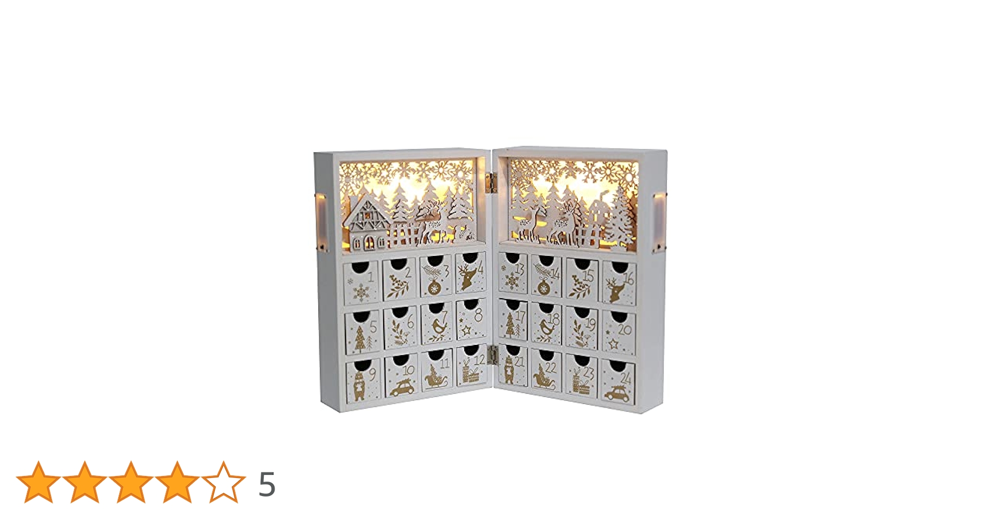 PIONEER-EFFORT 木製 アドベントカレンダー トレイン 24インチ Amazon.com: PIONEER-EFFORT Wooden Christmas Advent Calendar