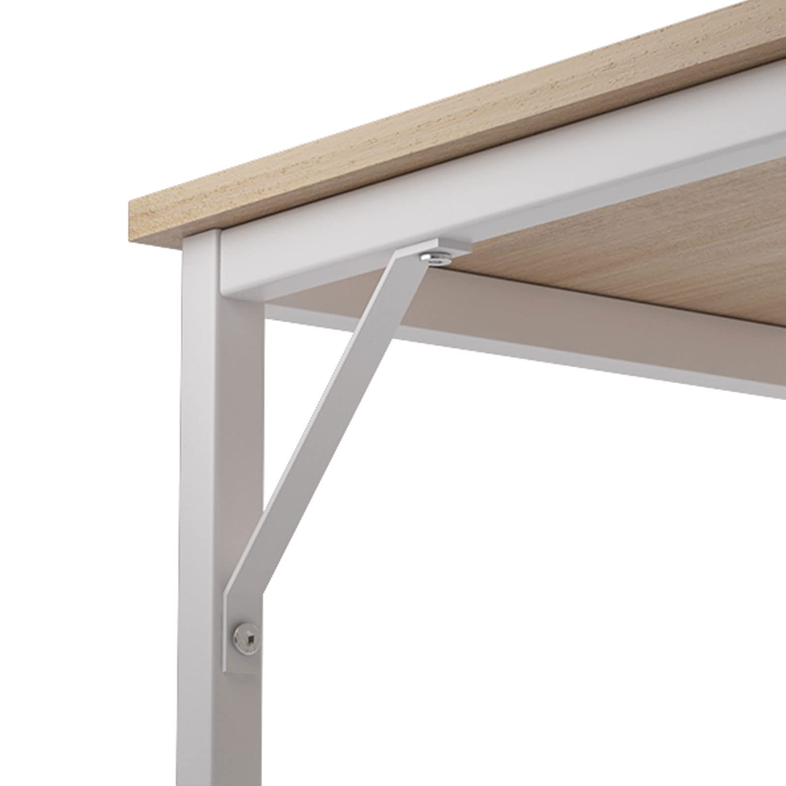 SogesHome Escritorio de Computadora Mesas para Ordenador 80 cm x 40 cm Escritorios Muebles de Oficina Mesa de Mesa de Oficina de Madera y Acero