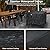 REDRICH Fire Pit Cover Square – Heavy Duty Outdoor Firepit Cover, Full Coverage Patio Outdoor Fireplace Cover, Dustproof Anti UV and Waterproof, 28’’L x 28’’W x 16’’H Black