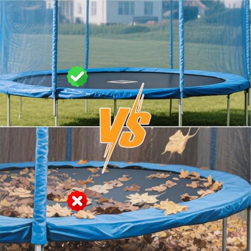 Cubierta para cama elástica con protección UV y toldo resistente octogonal para jardín 4