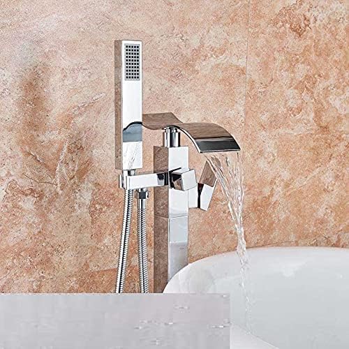 Ensemble de douche de bain carré en laiton avec pied de griffe - 2
