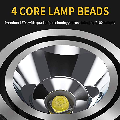 WINDFIRE Lampada Torcia LED ad alta potenza, 20000...