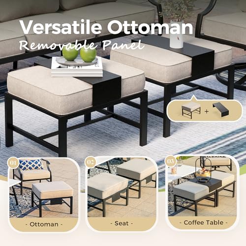 Patio-Furniture-Set-5-pcs-Outdoor-Patio-Furniture-Set-3-Seat-Sofa-2-Rocking-Chairs-2-Ottomans-and-575-Extra-Thick-Cushion-Patio-Conversation-Set-for-Backyard-DeckBeige