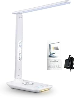 Hilitand LED Desk Lamp with Wireless Charging, Adjustable Design (TX2260
