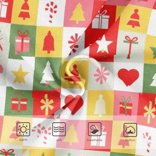 Joisal Cartoon Toddlers Underwear Floral 2t Cotton Panties Little Girl Geometric Christmas Squares Undies Kids Briefs3