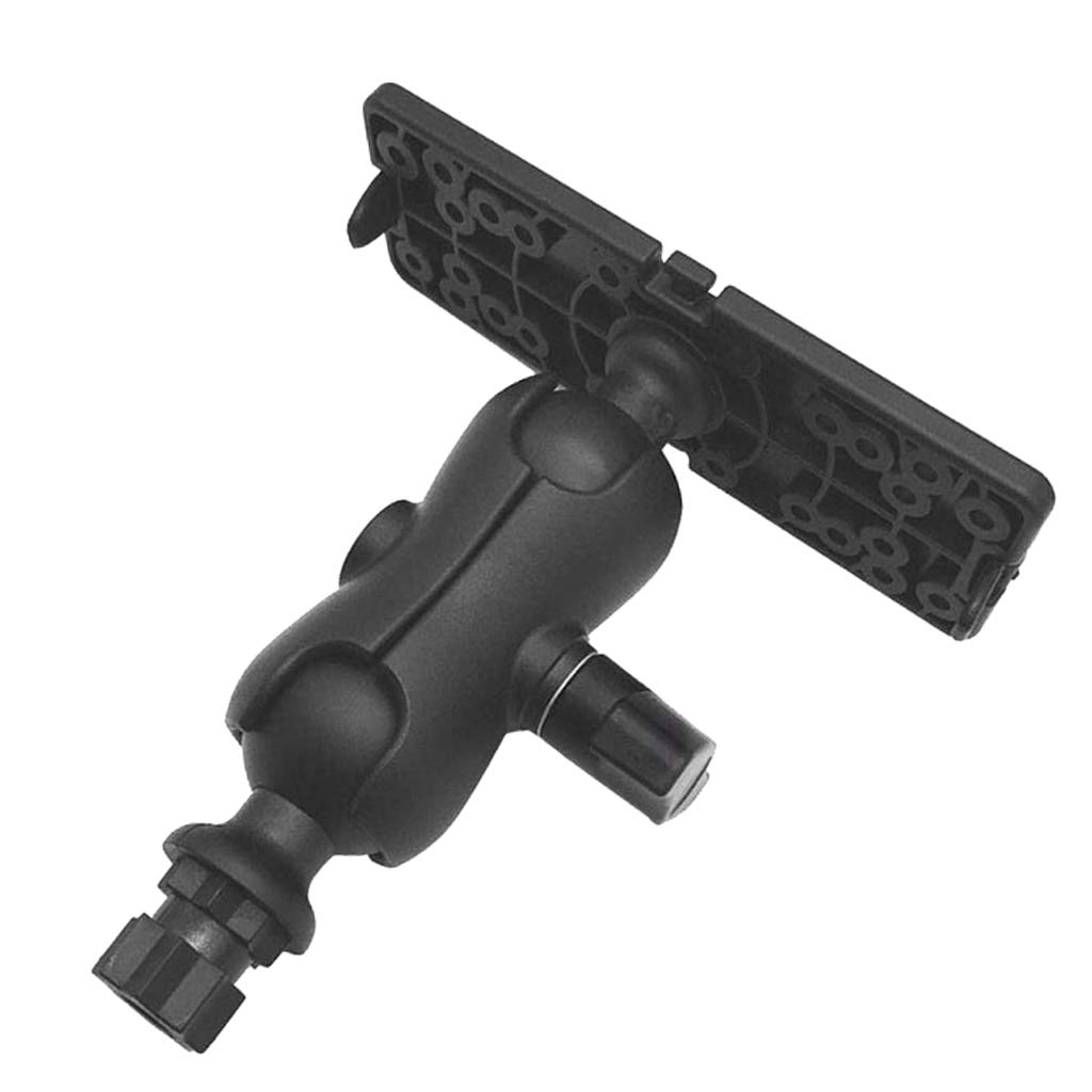 SunniMix Soporte de Montaje de Sondas de Pescados Estante de Buscador de Pesca de Kayak, Universal, Giratorio, Electrónico de 360 Grados de Rotación