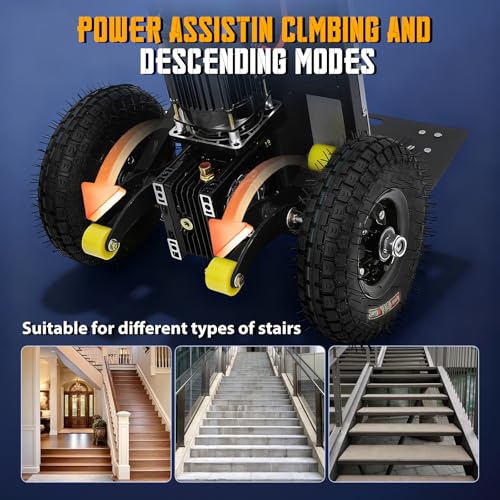 Tren de escaleras eléctrico plegable para subir escaleras miniatura 6