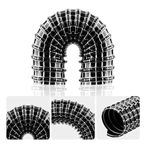 Image of Rocket Hose Replacement fit for Shark Rocket Vacuum Cleaner Models | Models HV300, HV302, HV320, HV321, Lower Nozzle Hose, 6 inch x 1.25 inch (1+1 Pack)