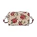 Signare Tapestry Small Crossbody Bag for Women pouch Bag with Mexican Folk Art Design (Frida Rose; HPBG-FKROSE)