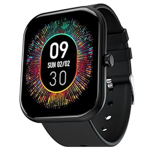 Fire-Boltt Dazzle Plus 1.83″ Smartwatch Full Touch Largest Borderless Display & 60 Sports Modes (Swimming) with IP68 Rating, Sp02 Tracking, Over 100 Cloud Based Watch Faces
