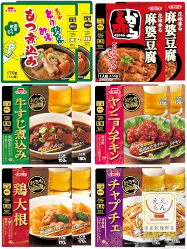 レトルト食品 詰め合わせ おかず 惣菜 おうちで 居酒屋 おつまみ 肉 野菜 6種12食 セット イチビキ レトルト 常温 国産乾燥野菜