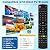8-in-1 Upgraded Universal TV Remote Control for Smart TV Replacement Compatible with LG, Samsung, Sony, Vizio, Insignia, and More Other Devices, Easy Setup, Durable Buttons, Lightweight Design