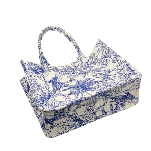 Luxury Large Tote Bag Retro Embroidery Jacquard miniatura 2
