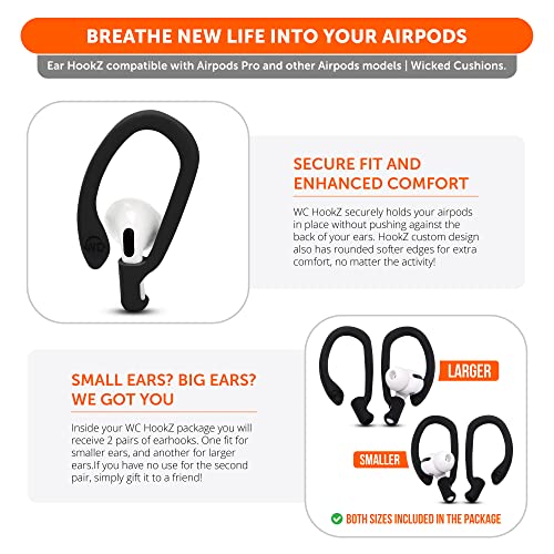 Image of WC HookZ - Over-Ear Hooks for AirPods Pro 1, 2 & AirPods 1, 2, 3