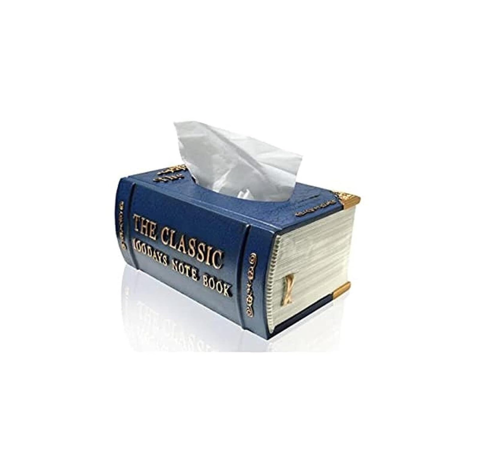 Taschentuchbox-Ständer Papierhandtuchspender, Retro-Bücher, Taschentuchboxen, Haushalt, Autobox Fürs Neue Zuhause(A)