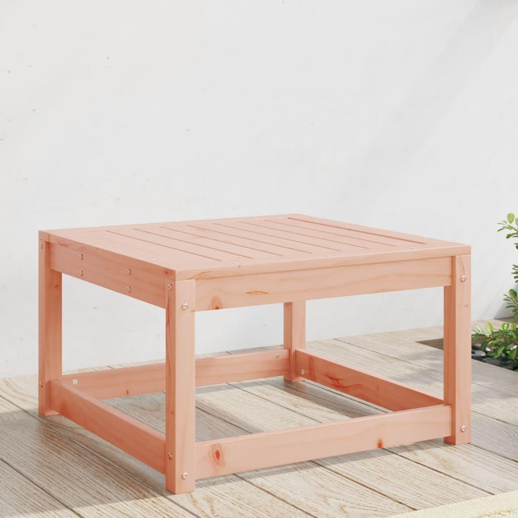 Tabouret de jardin en bois haut de gamme avec assise à lattes durables