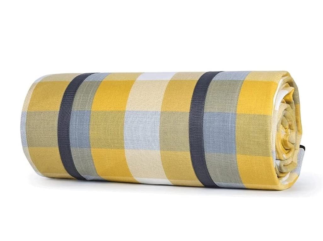 CVdrtyED Picnic Blanket Picnic blankets waterproof foldable Outdoor Mat Sandproof Thickened for Family Camping on Grass Outdoor Mat(F,106"X106")