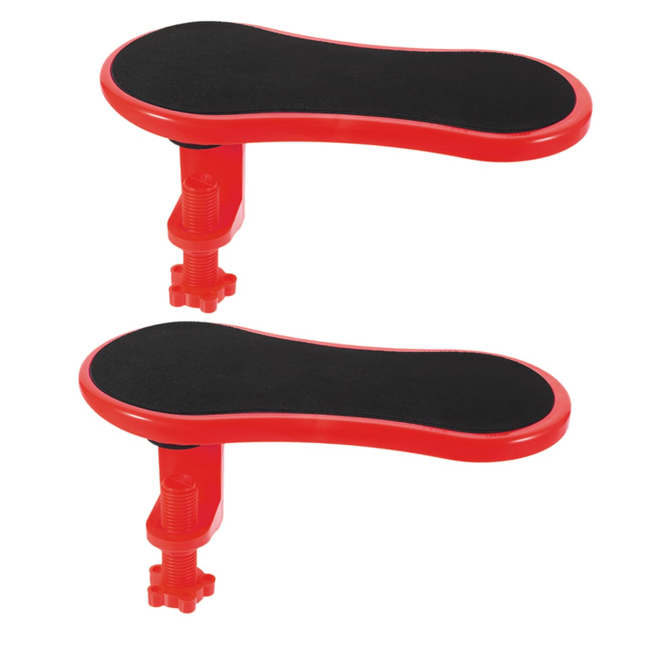 SHINEOFI Supporto Poggiabraccio Ergonomico per Scrivania 2 Pezzi, Poggiapolsi in Gomma e Cotone, Design Leggero e Portatile per Casa e Viaggi di Lavoro