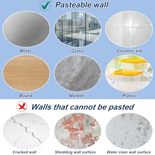 Upins 168-4665 150Pack Double Sided Foam Tape Strong Sticky Double Sided Foam Pads thumb #5