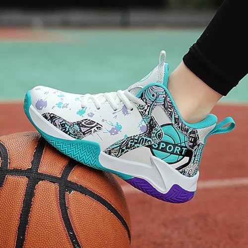 Boys Basketball Shoes Kids Basketball Sneakers Breathable Tennis Shoes for Boys Girls3