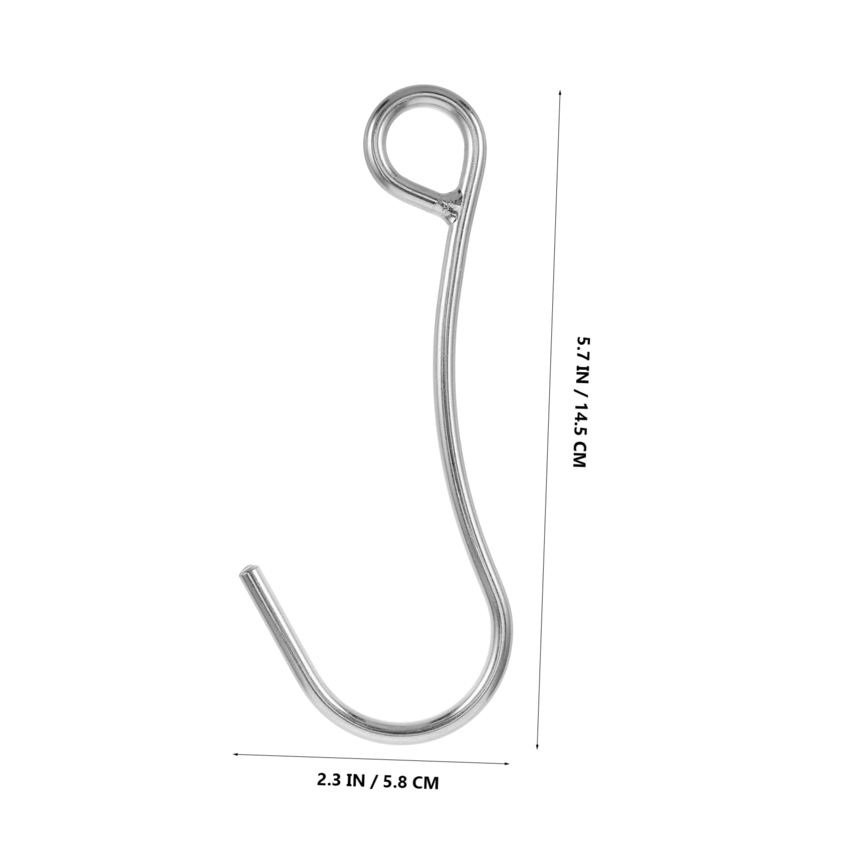 Toddmomy Stainless Steel Scuba Diving Hook Single Prong Design Compact Lightweight Durable Diving Gear for Secure Attachment for Divers of All Skill Levels