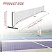 Aymzbd Portable Pickleball Net, Easy to Install, Durability, Training Netting Net for Backyard Training Indoor Outdoor, No Wheels