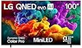 LG 100-Inch Class QNED evo AI QNED84B Series Mini LED 4K Smart TV w/Dolby Atmos, Dolby Vision, HDR10, AI Super Upscaling 4K, Filmmaker Mode, Wow Orchestra, Compatible with Alexa (100QNED84BU, 2026)