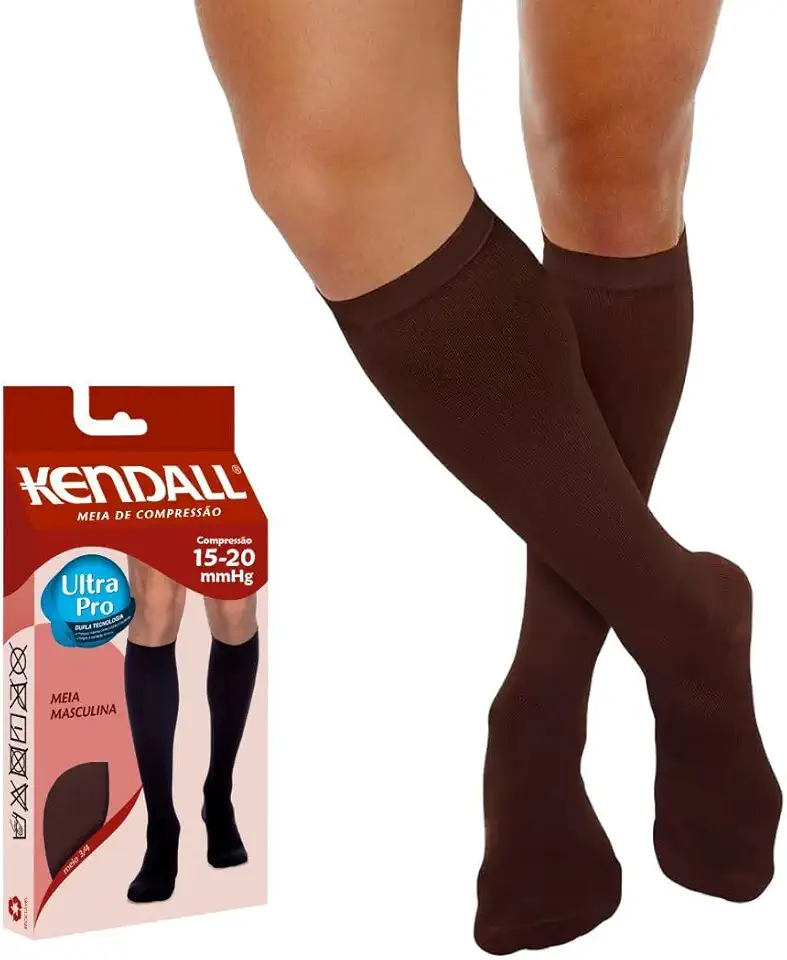 Meia Compressão 3/4, Kendall, Masculino