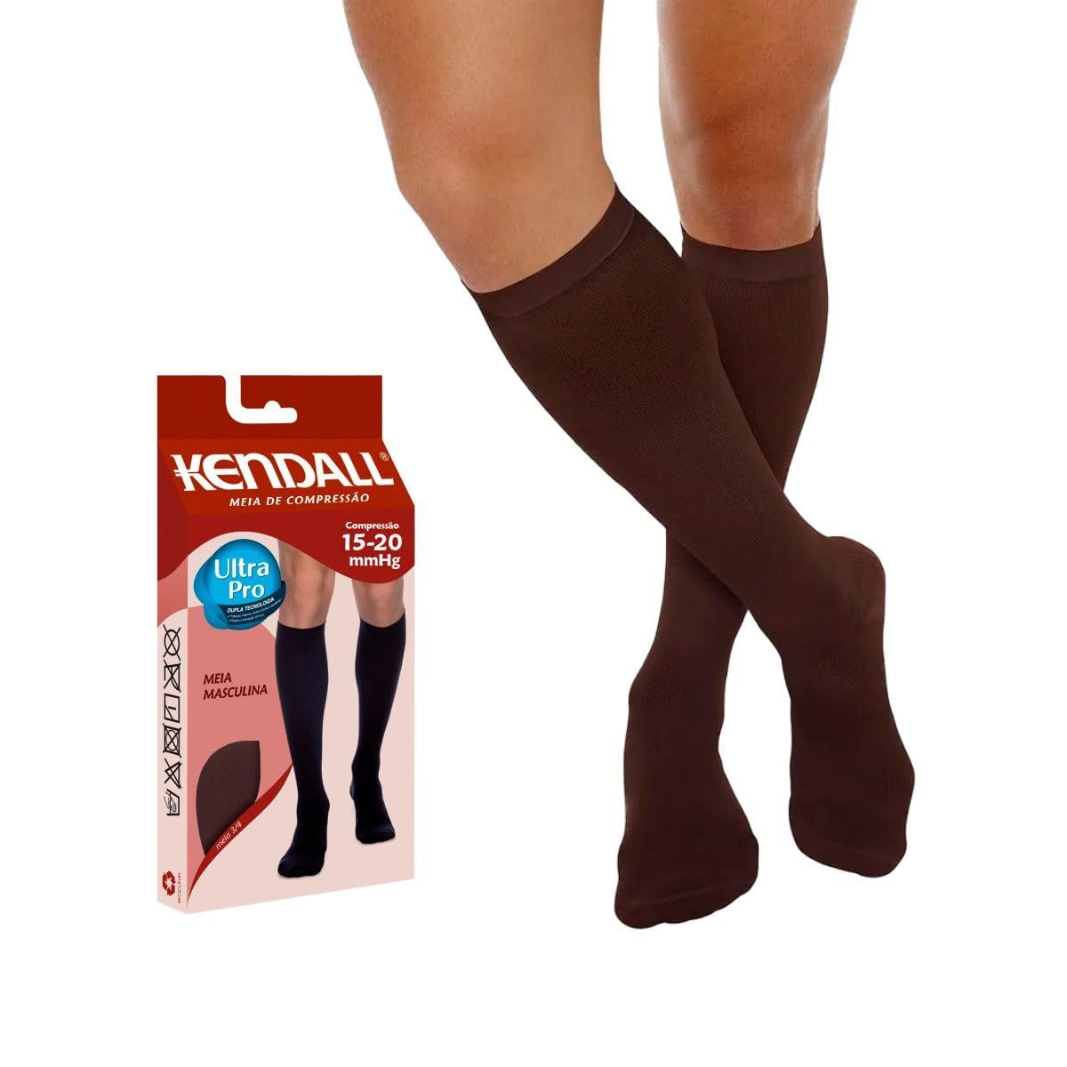 Meia Compressão 3/4, Kendall, Masculino