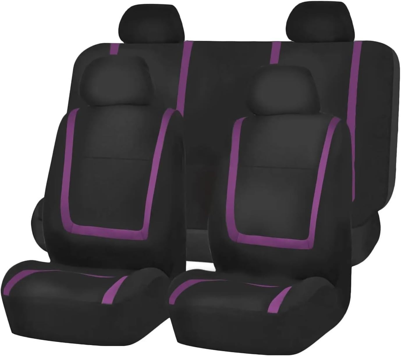 Housses de siège auto pour Citroën C3 C4 C5 Picasso protection complète d'habitacle noir