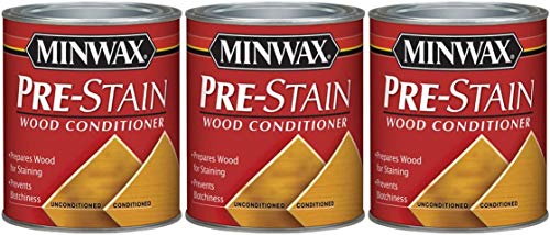 Minwax 61500444 Pre Stain Wood Conditioner, 1 Quart,Clear 3 Pack