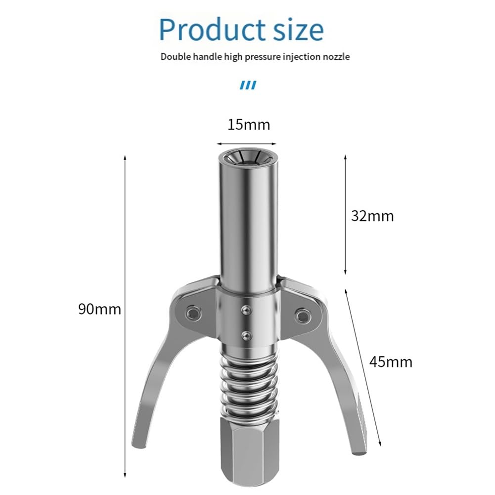 Coupleur De Graisse Robuste à Dégagement Rapide Coupleur De Pistolet à