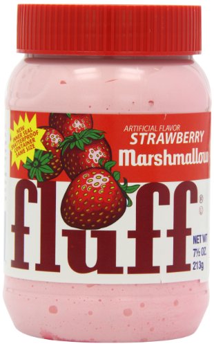Fluff Strawberry Marshmallow Fluff 212 g (Pack of 4)