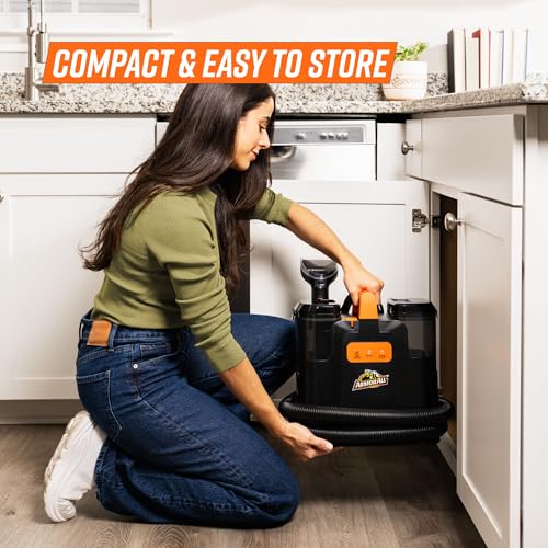 Image of Armor All Heated Spot Cleaner for Carpet & Upholstery, Portable Deep Cleaner with Auto Detail Tools for Cars, Pets, Area Rugs & Couches- SCB1001H 0901