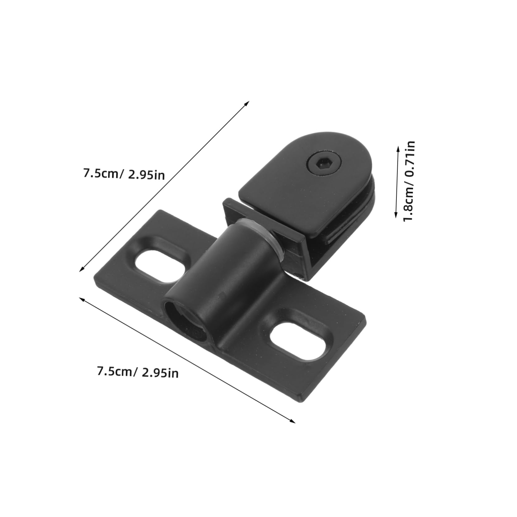 OSALADI Glass Shower Door Pivot Hinges Modern Design Heavy Duty Stainless Steel Hardware