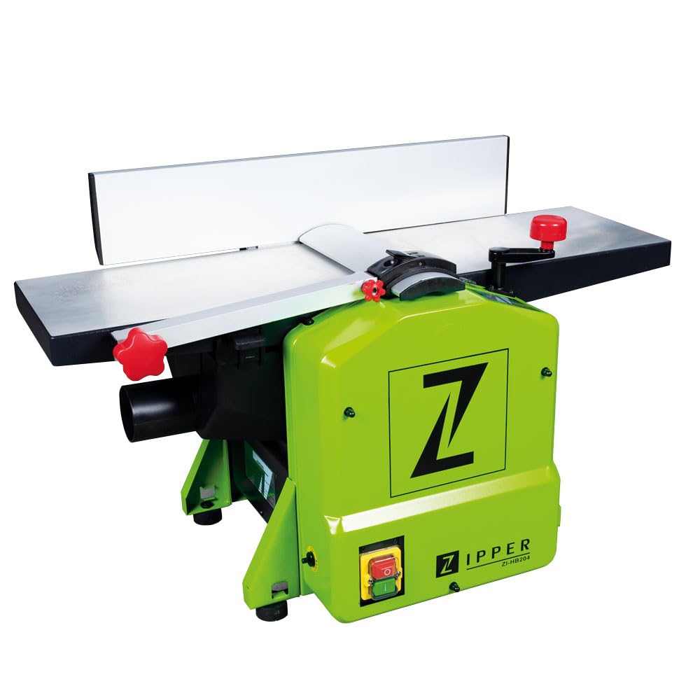 Ziper - Zipper HB204 cepilladora eléctrica 1250 W 8500 RPM Verde - Lijadora (210 mm, 737 mm, 26 kg, Corriente alterna)