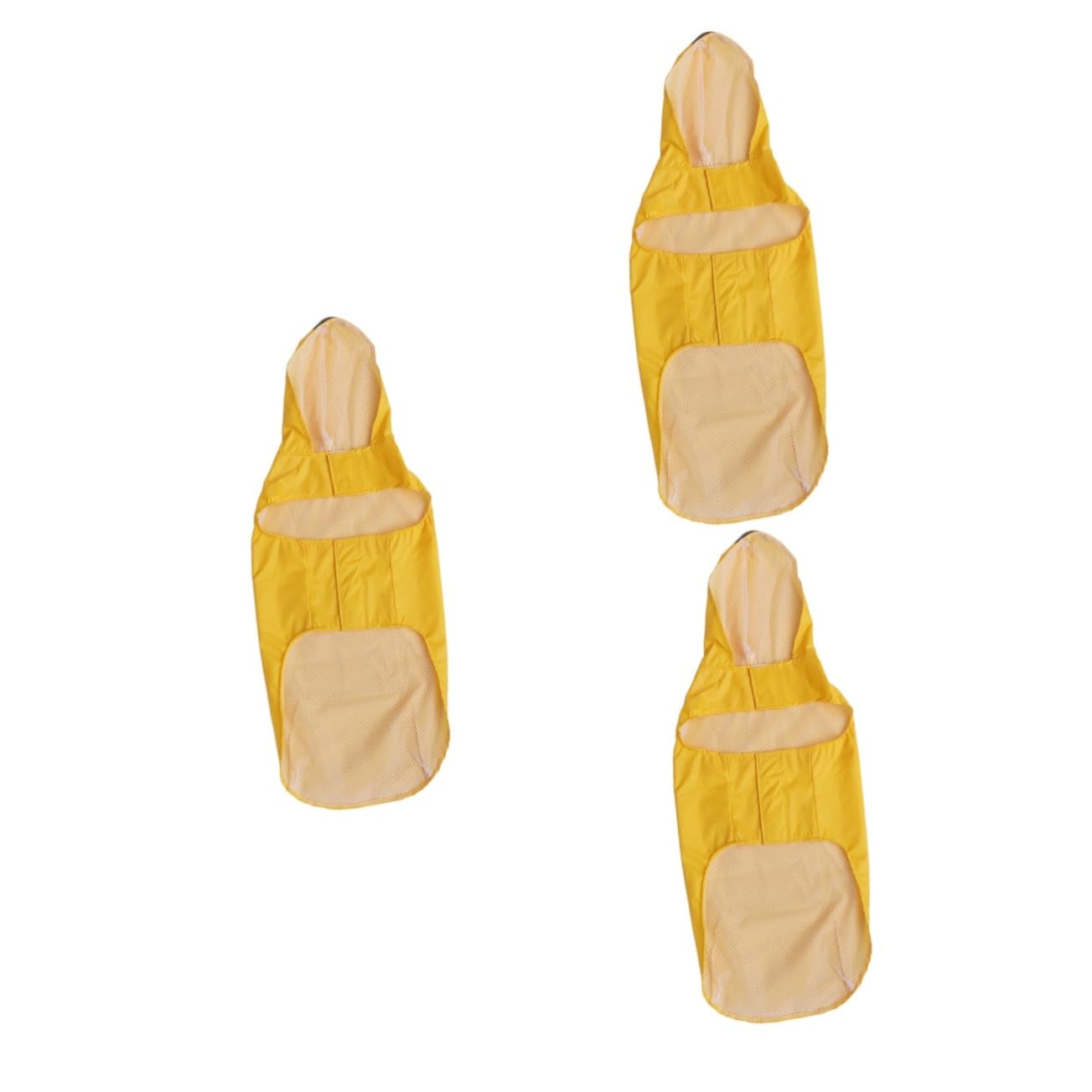 Manteau de pluie pour chien réfléchissant imperméable Kisangel vêtement ajustable jaune