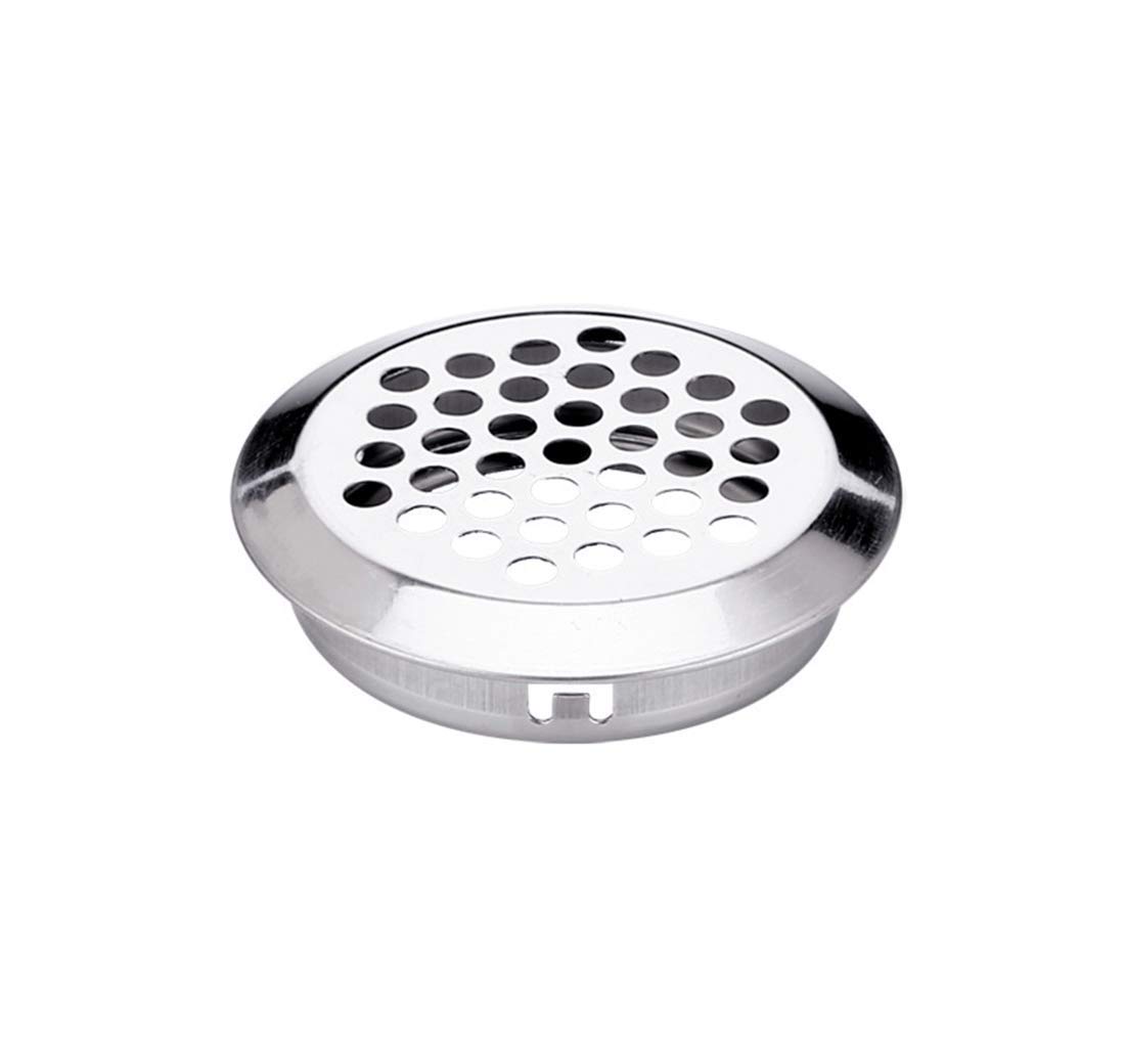 Concise 20 Stück Edelstahl Lüftungsgitter Rund, 53 Mm - Silber, Für Wohnmobil, Badezimmer, Küche & Schränke