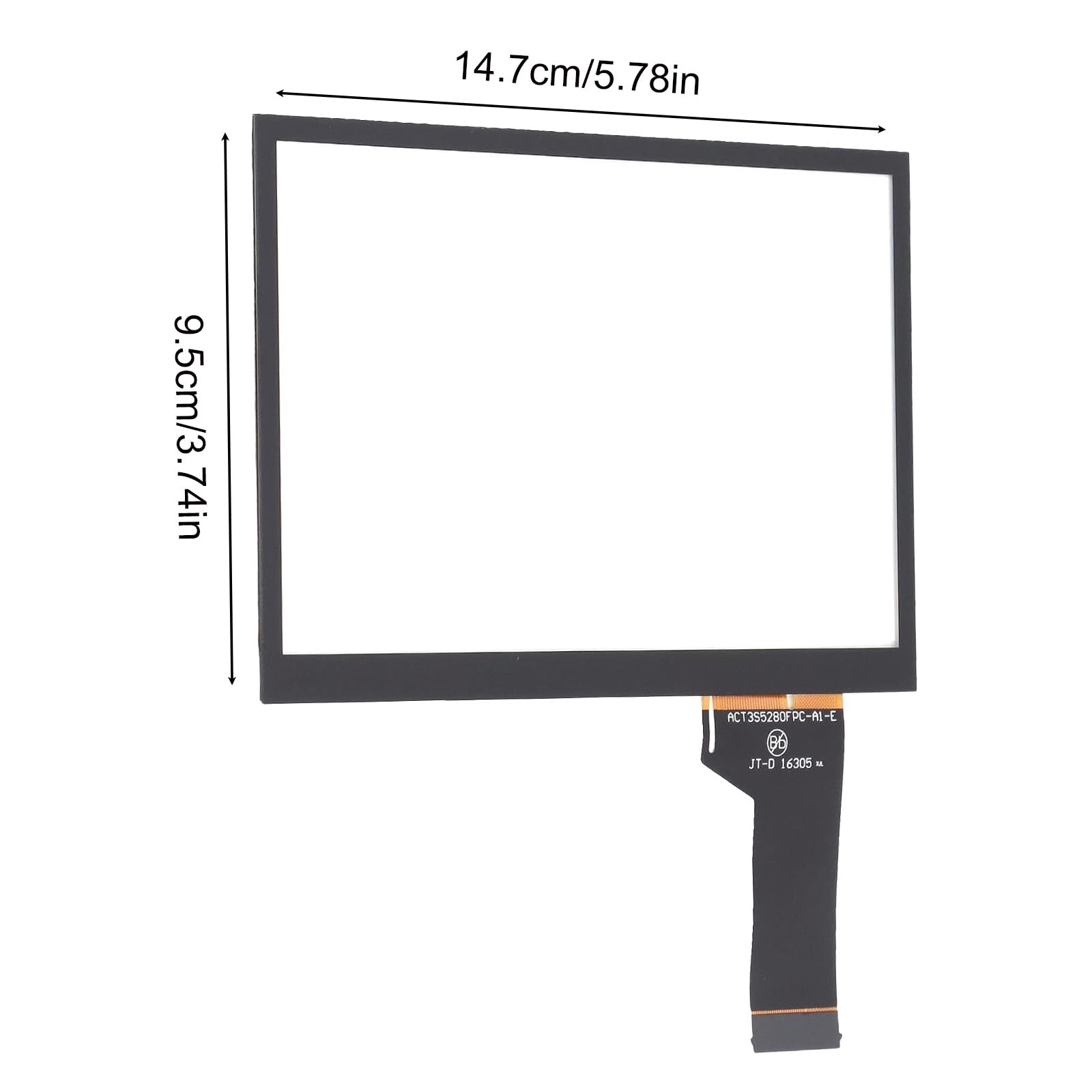 Samochodowy ekran dotykowy, automatyczny ekran dotykowy LCD, ekran dotykowy do MIB STD2 200 682 682G, numer OE TDO WVGA0633F00036 / TDO WVGA0633F00039 / TDO WVGA0633F00045, konwersja wideo