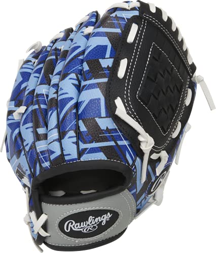 Rawlings Remix Glove Series | T-Ball & Youth Baseball Gloves | Right Hand Throw | 9" | Blue #TOP2