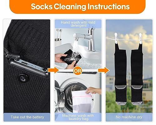 Onedidy Heated Socks, Heated Socks For Women Men thumb #4